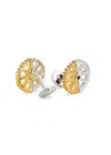 Tateossian Puzzle Gear Gold-plated Cufflinks
