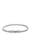 Tateossian Rhodium-plated Silver Giza Click Box Bracelet In Metallic