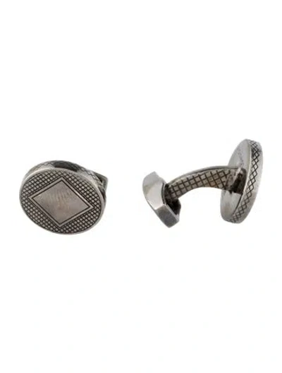 Pre-owned Tateossian Round Cufflinks In Multi