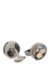 Tateossian Round Gears Cufflinks In Gunmetal