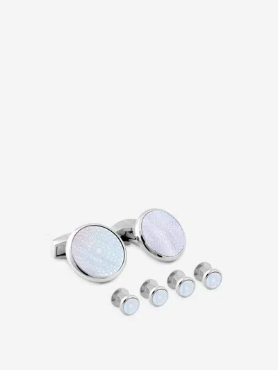 TATEOSSIAN TATEOSSIAN ROUND GUILLOCHÉ CUFFLINKS