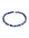 Tateossian Rt Tyre Sodalite Beaded Medium Bracelet