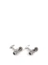Tateossian Sand Timer Cufflinks In Silver