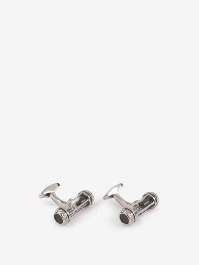 Tateossian Sand Timer Cufflinks In Metallic