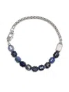 Tateossian Hexade Beaded Bracelet In Blue