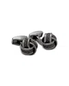 Tateossian Signature Knot Cufflinks In Metallic