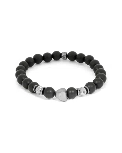 Tateossian Silver Bracelet In Orange