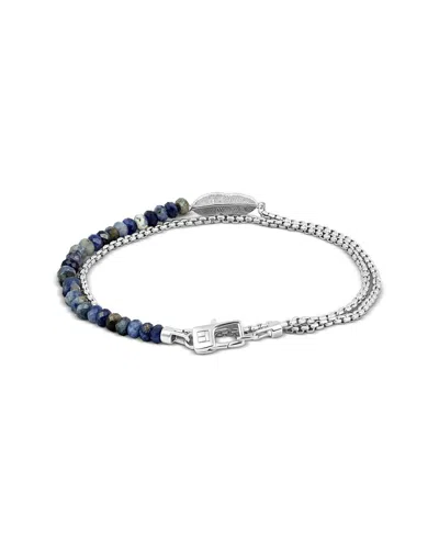 Tateossian Silver Bracelet In White