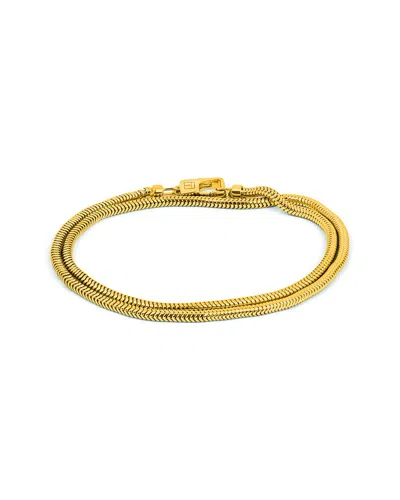 Tateossian Silver Bracelet In Red