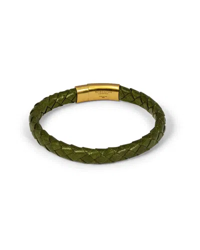 Tateossian Silver Bracelet In Green