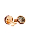 Tateossian Skeleton Gear Cufflinks In Gold