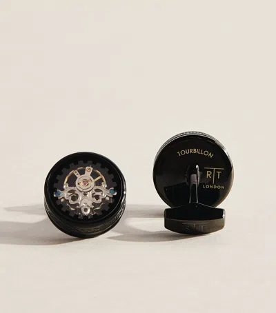 Tateossian Skull Tourbillon Cufflinks In Multi
