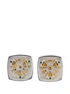 Tateossian Palladium-plated Traveller Tourbillon Cufflinks In Silver
