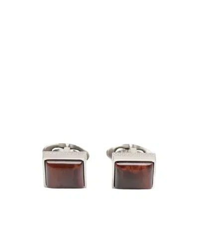 Tateossian Square Cufflinks In Metallic