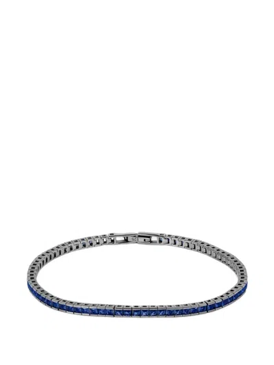 Tateossian Square-stone Bracelet In Blue