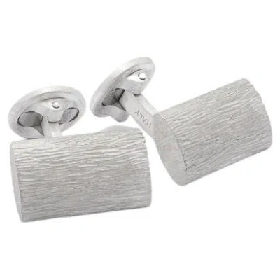 Pre-owned Tateossian Sterling Silver Graffiato Cufflinks In Multi
