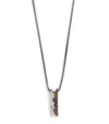 Tateossian Sterling Silver Mayfair Peg Chain Necklace