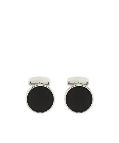 Tateossian Tablet Ice Cufflinks In Black