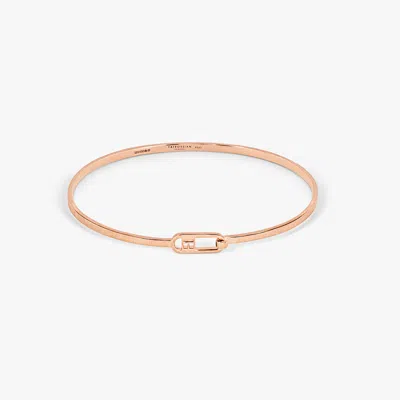 Tateossian T-bangle In Brushed 18k Rose Gold - Xs In Neutral