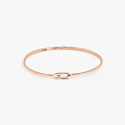 Tateossian T-bangle In Polished 18k Rose Gold - Xs