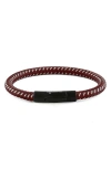 Tateossian Thompson Braided Bracelet In Red