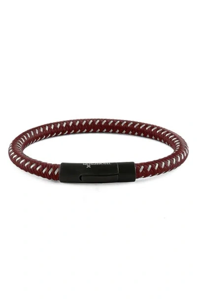 Tateossian Thompson Braided Bracelet In Red
