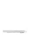 Tateossian Diamond Textured Tie Clip In Gray