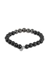 Tateossian Vesuvios Beaded Bracelet In Black