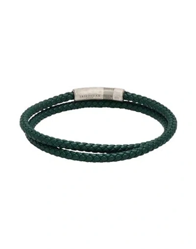 Tateossian Woman Bracelet Green Size - Leather