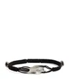 Tateossian X Zaha Hadid Tyne Macramé Bracelet In Black