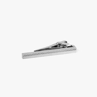 Tateossian Zen Tie Clip With Palladium Plated Base Metal - L In Silver