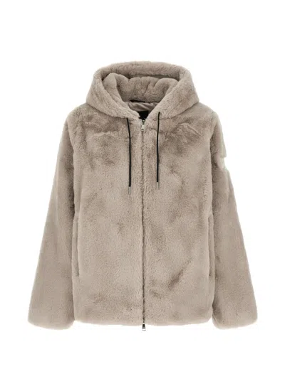 Tatras Astoni Faux-fur Coat In Gold