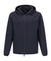 Tatras 'audee' Jacket Hooded Design Elastic Cuffs In Blue