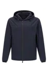 Tatras 'audee' Jacket Hooded Design Elastic Cuffs In Blue