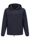 Tatras 'audee' Jacket Hooded Design Elastic Cuffs In Blue
