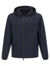 Tatras 'audee' Jacket Hooded Design Elastic Cuffs In Blue