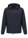 Tatras 'audee' Jacket Hooded Design Elastic Cuffs In Blue