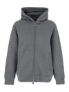 Tatras Baccaro Grey Sweatshirt With Hood And Logo Patch On The Sleeve In Cotton Man In Gray