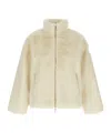Tatras Plush Polyester Jacket In Neutral