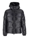 Tatras Belbo Black Down Jacket With Hood And Logo Patch On The Side In Tech Fabric Man In Black