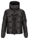 Tatras Belbo Black Down Jacket With Hood And Logo Patch On The Side In Tech Fabric Man In Black