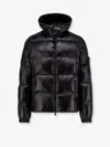 Tatras Belbo Black Down Jacket With Hood And Logo Patch On The Side In Tech Fabric Man In Black