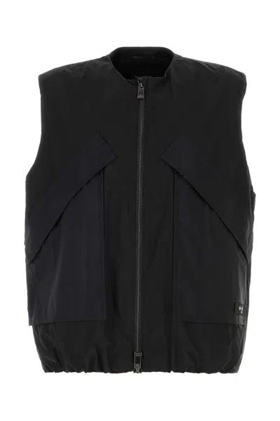 Tatras Black Cotton Blend Vest