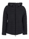 Tatras Black Down Jacket With Drawstring Hood In Tech Fabric Woman In Black