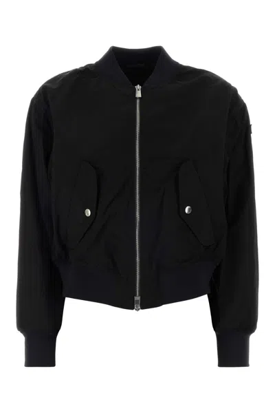 Tatras Black Nylon Ottamota Bomber Jacket