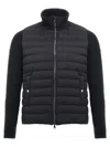 Tatras Padded Jacket With Ribbed Collar And Cuffs In Black