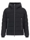 Tatras Hooded Nylon Down Jacket And Pockets In Black