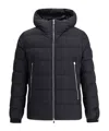 Tatras Hooded Nylon Down Jacket And Pockets In Black