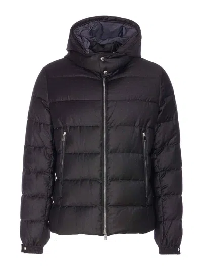 Tatras Black Domiziano Down Jacket In Blue