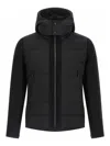 Tatras Long-sleeved Cotton-padded Jacket In Black